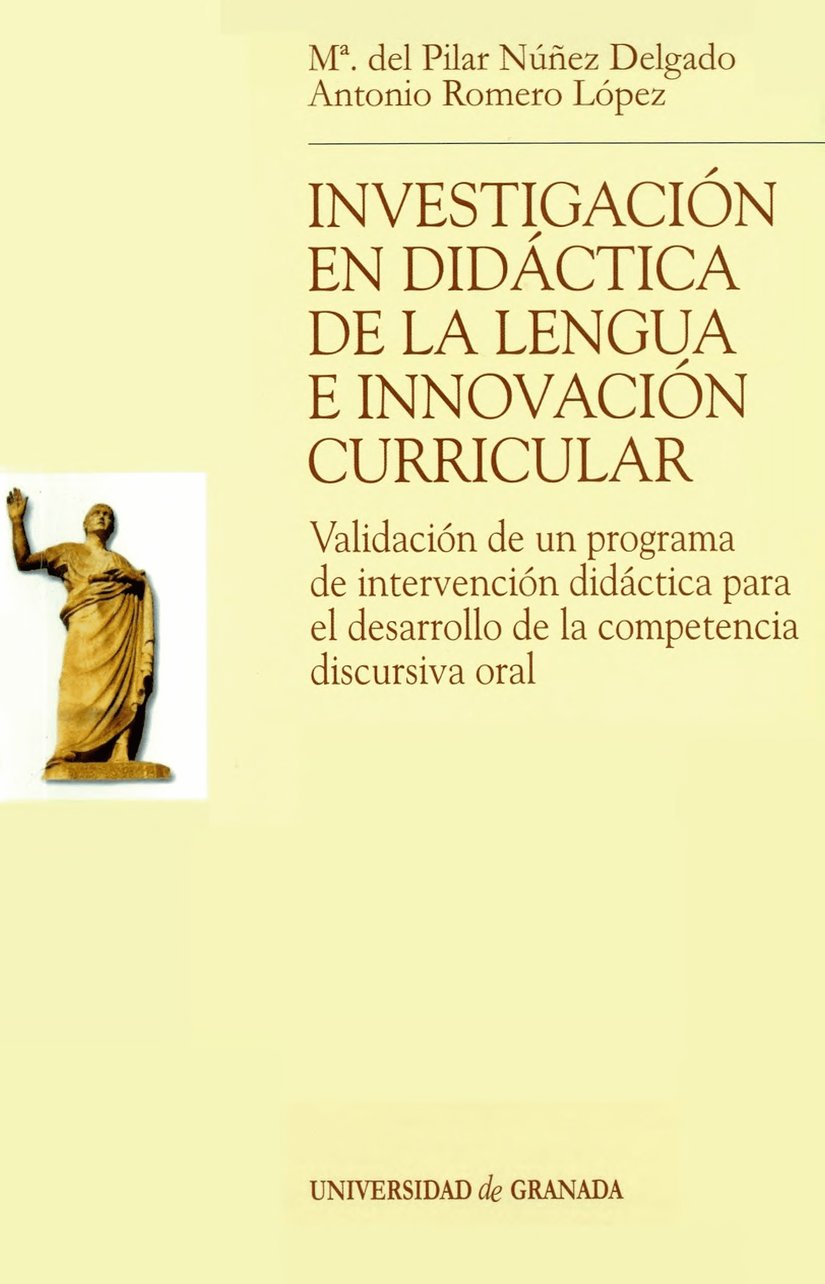 Portada Investigación en didáctica de la lengua e innovación curricular