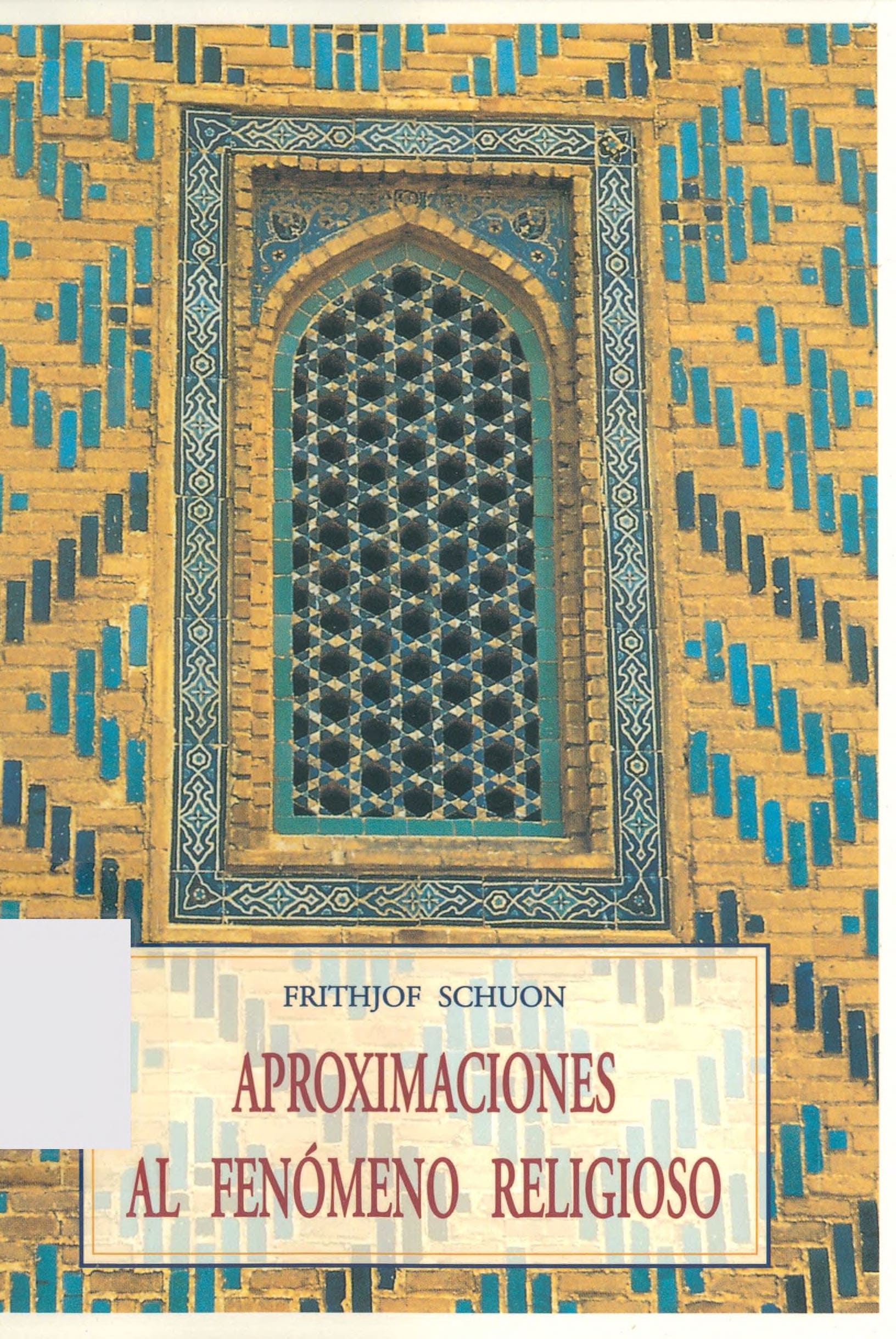 Portada Aproximaciones el fenómeno religioso