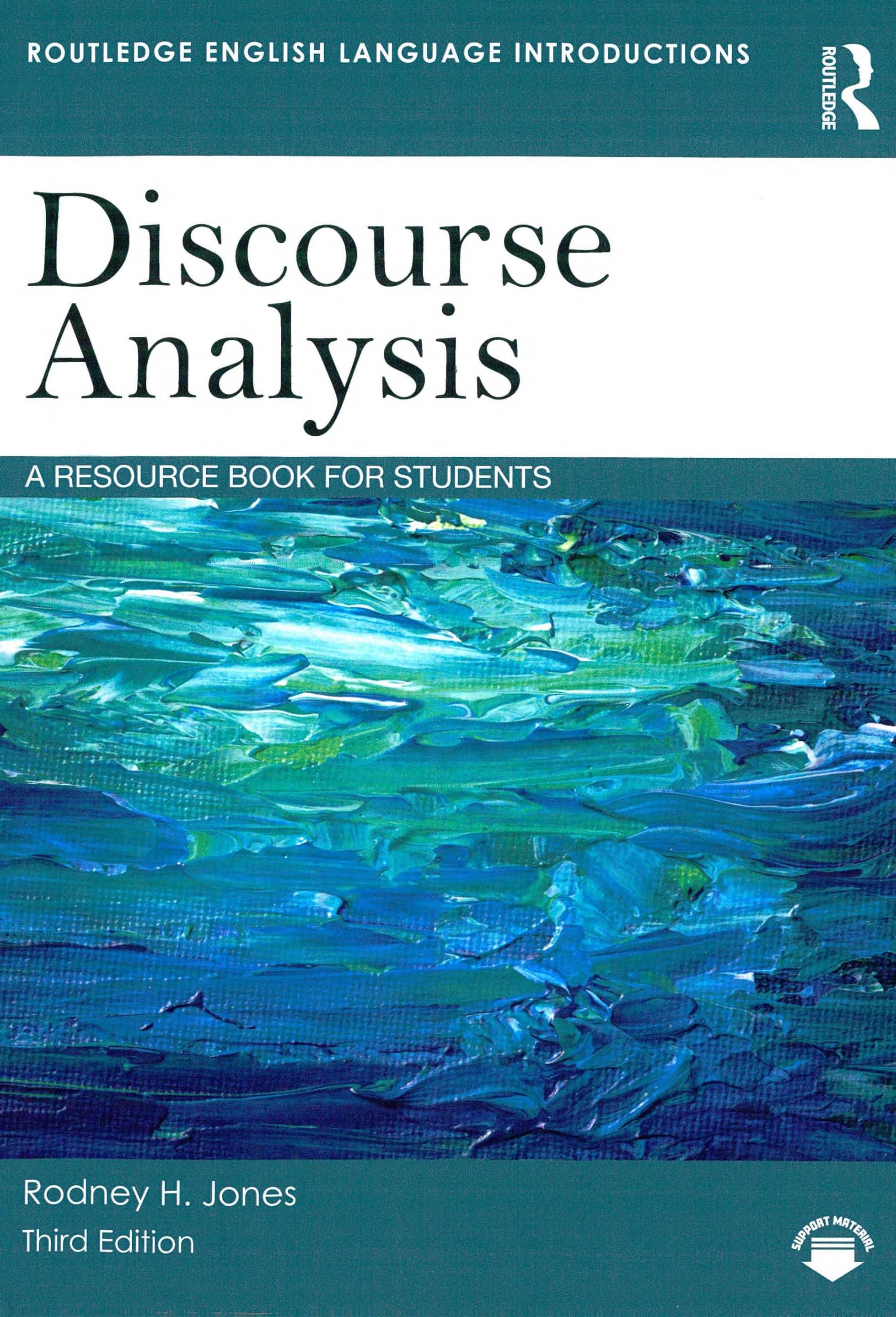 Portada Discourse analysis : a resource book for students 